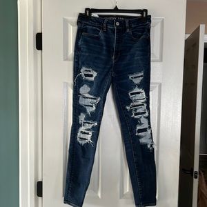 American eagle super stretch jeans - like new